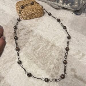 🌸Final price🌸 Vintage Mexican Wedding beaded wire work artisan necklace